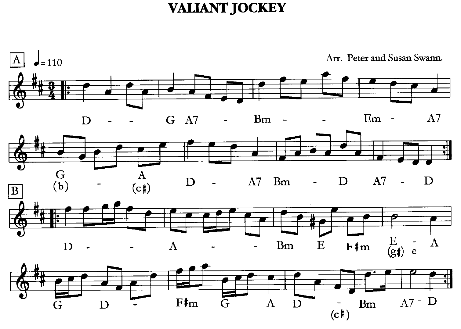 Valiant Jockey (music)
